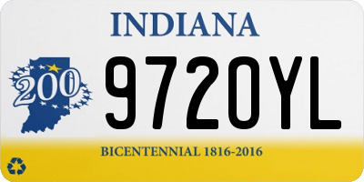 IN license plate 972OYL