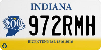 IN license plate 972RMH