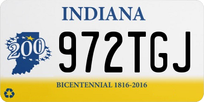 IN license plate 972TGJ