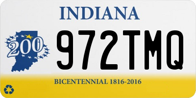 IN license plate 972TMQ