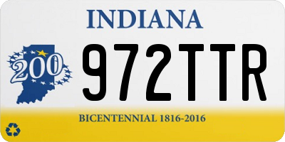 IN license plate 972TTR