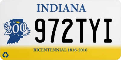 IN license plate 972TYI