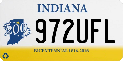 IN license plate 972UFL