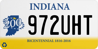 IN license plate 972UHT