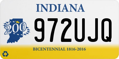 IN license plate 972UJQ