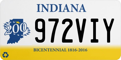IN license plate 972VIY