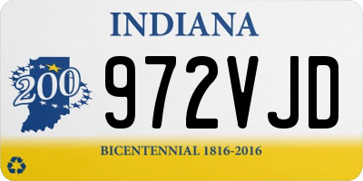 IN license plate 972VJD