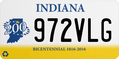 IN license plate 972VLG