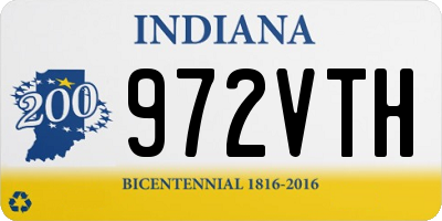 IN license plate 972VTH