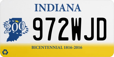 IN license plate 972WJD