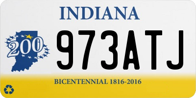IN license plate 973ATJ