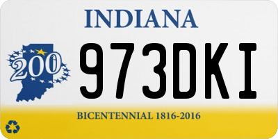 IN license plate 973DKI