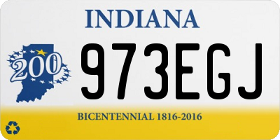IN license plate 973EGJ