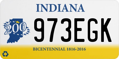 IN license plate 973EGK