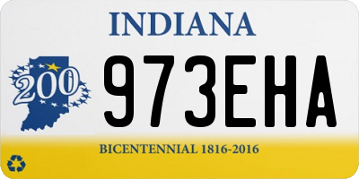 IN license plate 973EHA