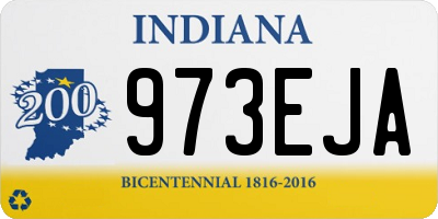 IN license plate 973EJA