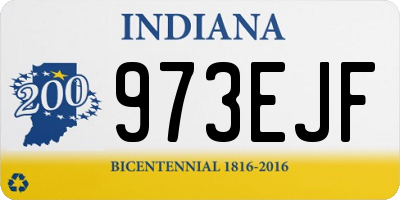 IN license plate 973EJF