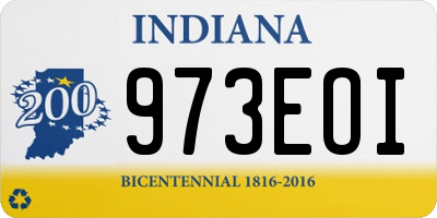 IN license plate 973EOI