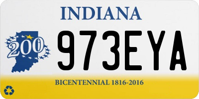 IN license plate 973EYA