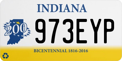 IN license plate 973EYP