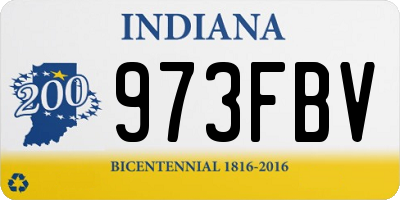 IN license plate 973FBV