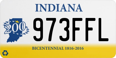 IN license plate 973FFL