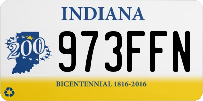 IN license plate 973FFN