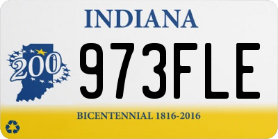 IN license plate 973FLE