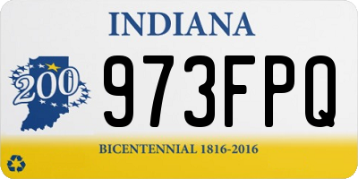 IN license plate 973FPQ
