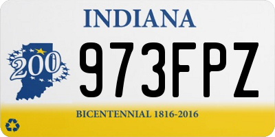 IN license plate 973FPZ