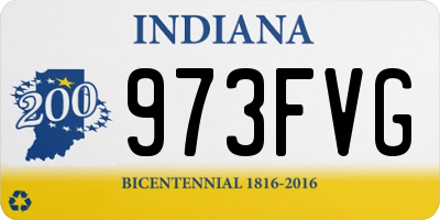 IN license plate 973FVG