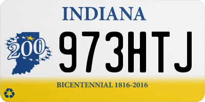 IN license plate 973HTJ