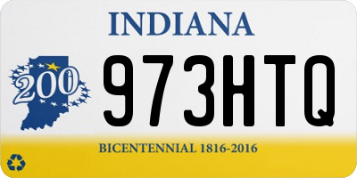 IN license plate 973HTQ