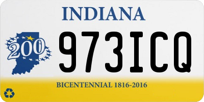 IN license plate 973ICQ