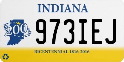 IN license plate 973IEJ