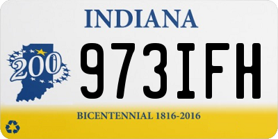 IN license plate 973IFH