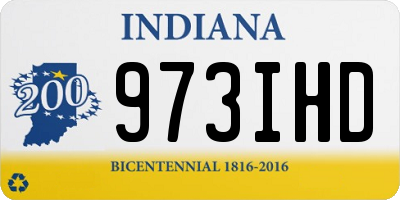 IN license plate 973IHD