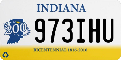 IN license plate 973IHU