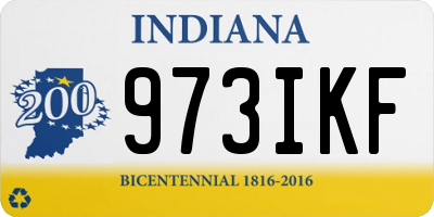 IN license plate 973IKF