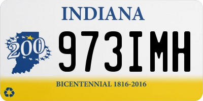 IN license plate 973IMH