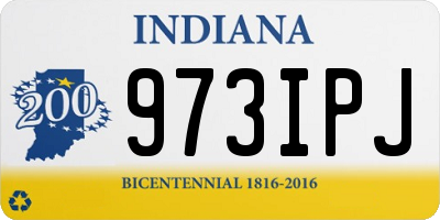IN license plate 973IPJ