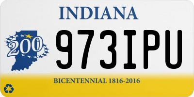 IN license plate 973IPU