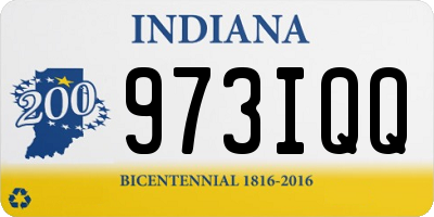 IN license plate 973IQQ