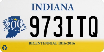 IN license plate 973ITQ