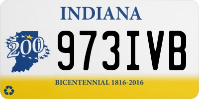 IN license plate 973IVB