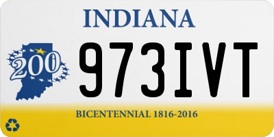 IN license plate 973IVT