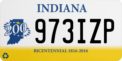IN license plate 973IZP
