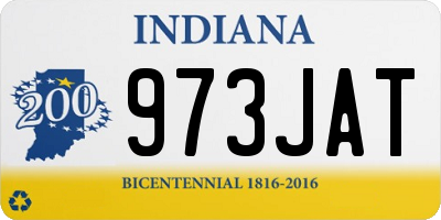 IN license plate 973JAT