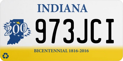 IN license plate 973JCI