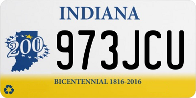 IN license plate 973JCU